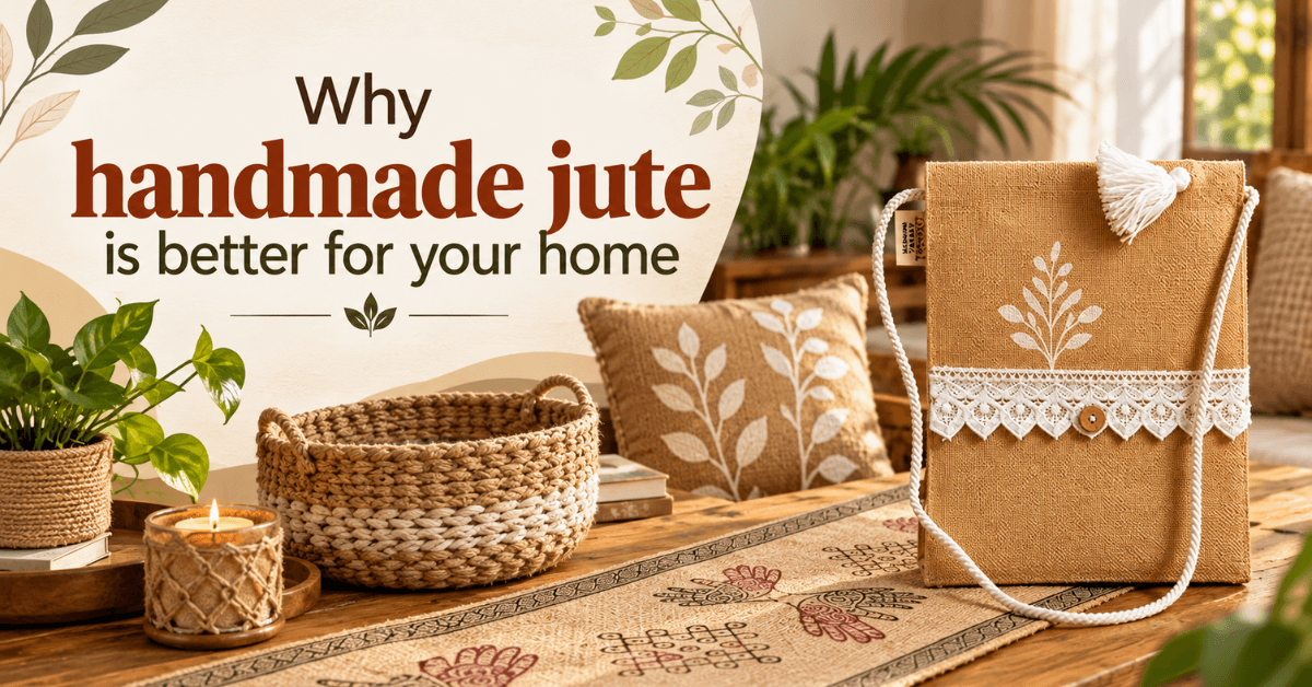 Why handmade jute is better for your home (and the planet)