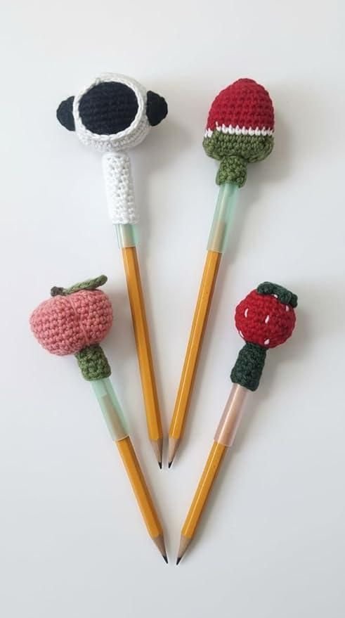 Crochet Pencil Caps